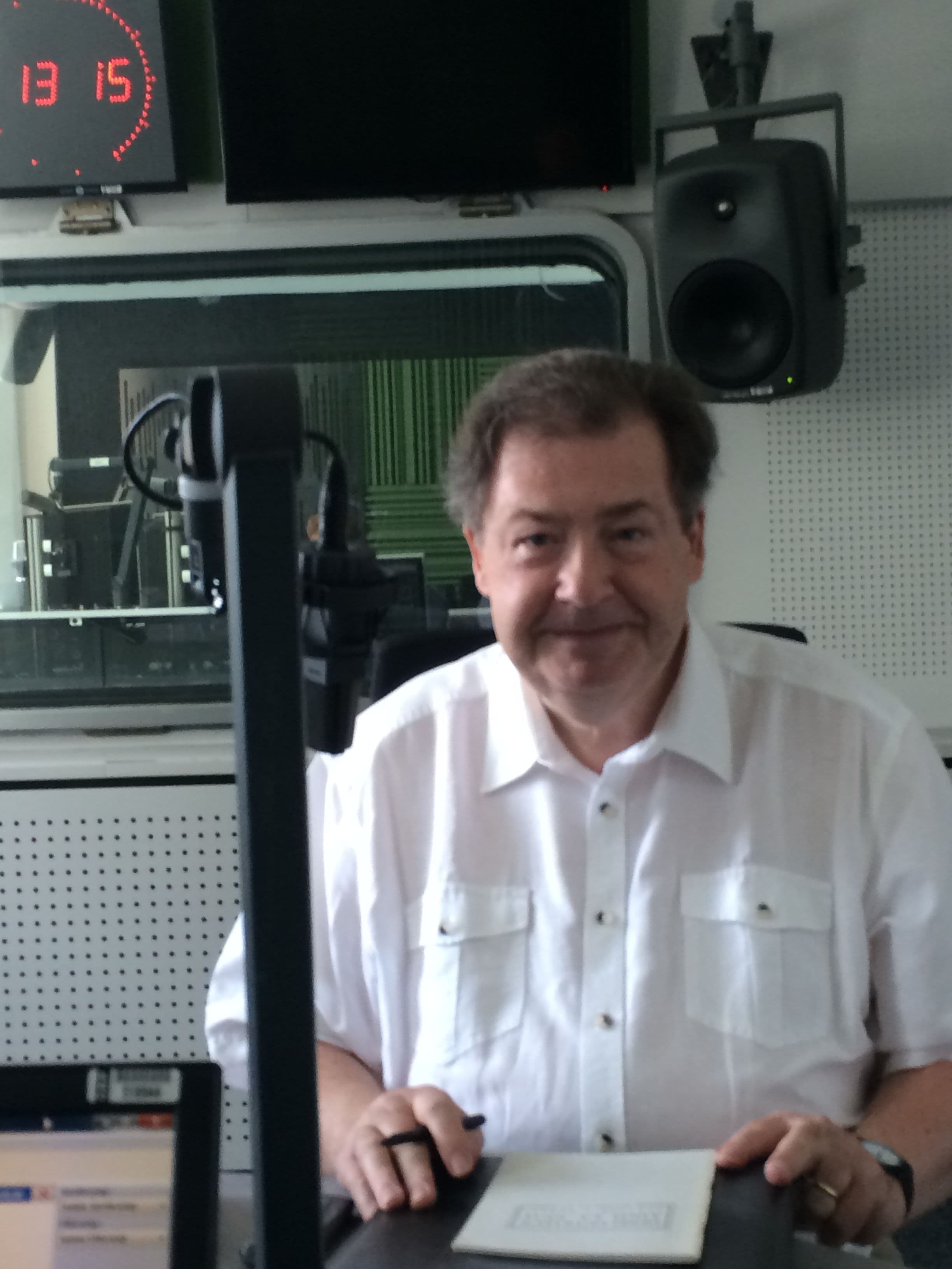 Thomas Daniel Schlee, ORF-Funkhaus, 5. Juli 2016 | Studioaufnahme für Zeit-Ton: 2. August 2016 | Foto: Peter Kislinger